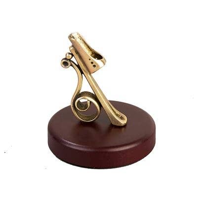 Pen Stand | Bronze & Wood