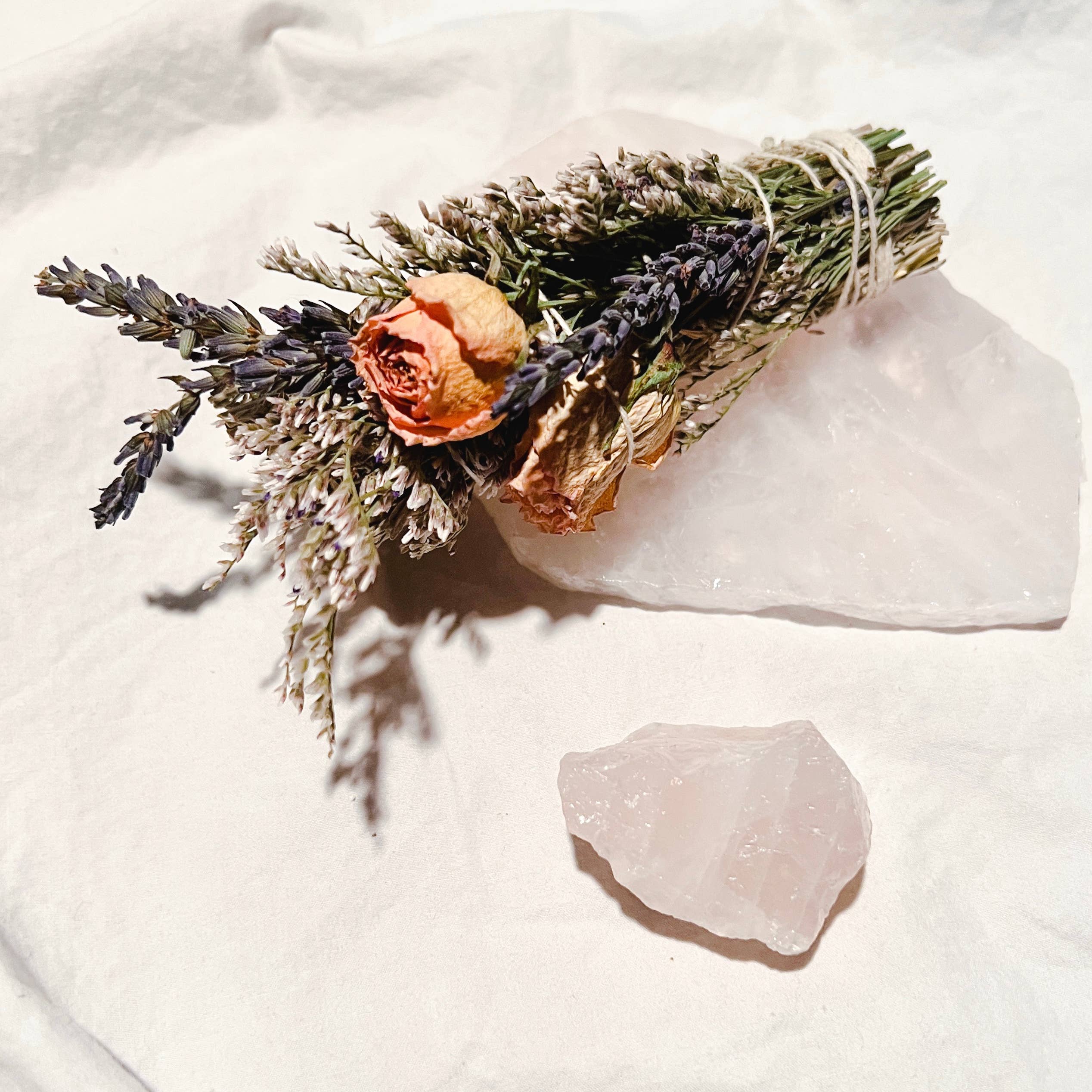 Lavender Blue Sage and Roses Smoke Bath