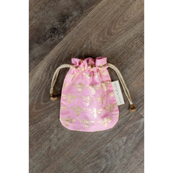 Sacs cadeaux à cordon réutilisables | Gamme Luxe Gold {plusieurs tailles et couleurs}