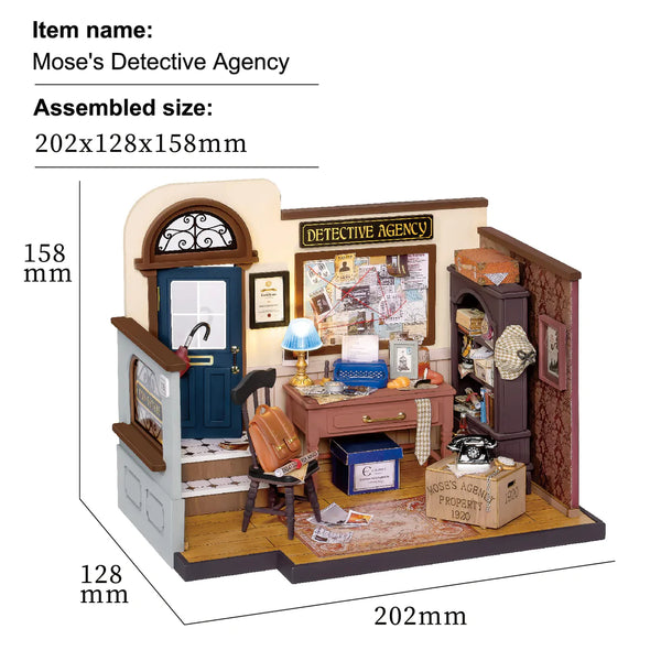 Mose's Detective Agency {Diorama Kit}