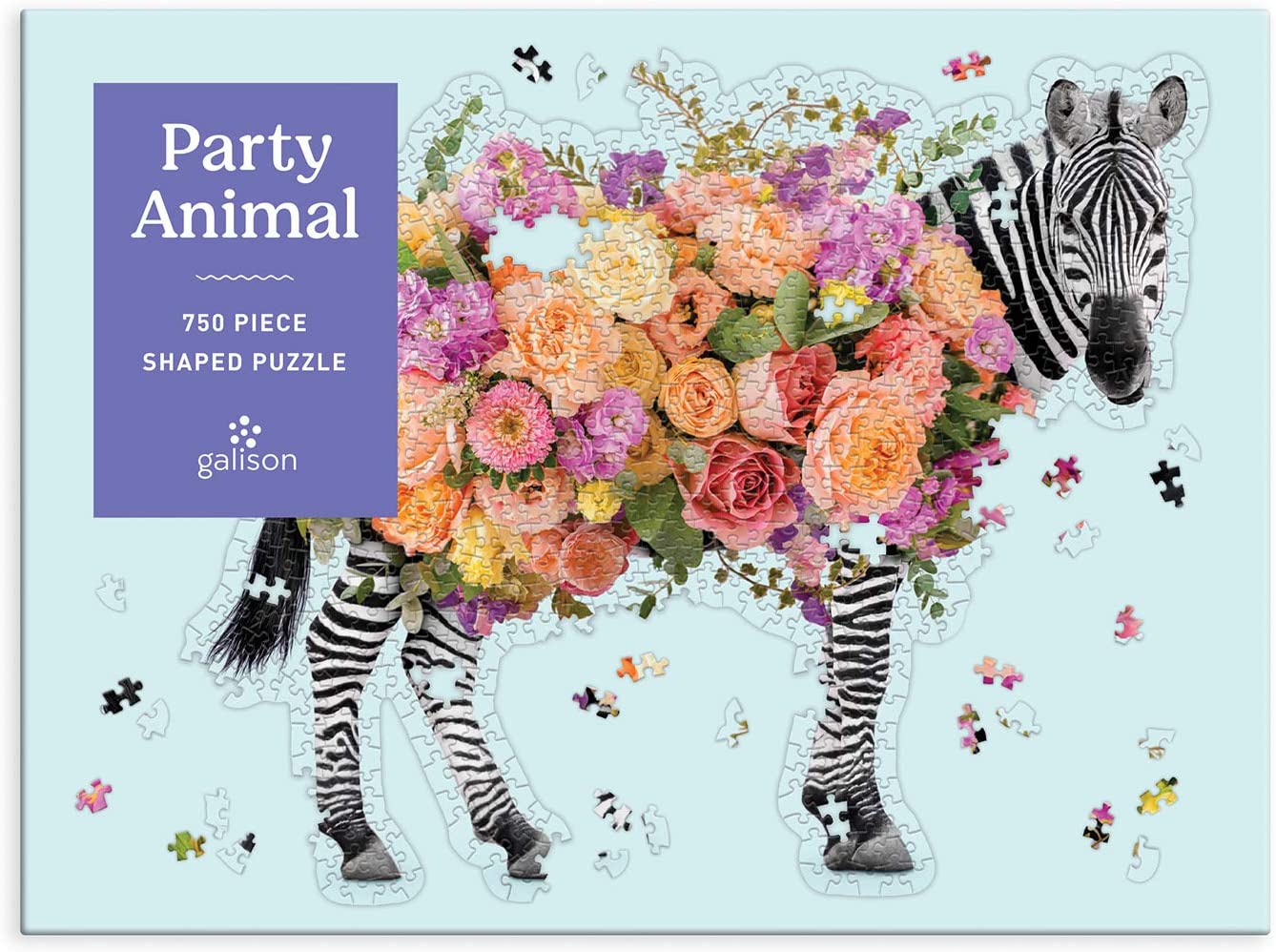 Puzzle en forme d'animal de fête {750 pièces}