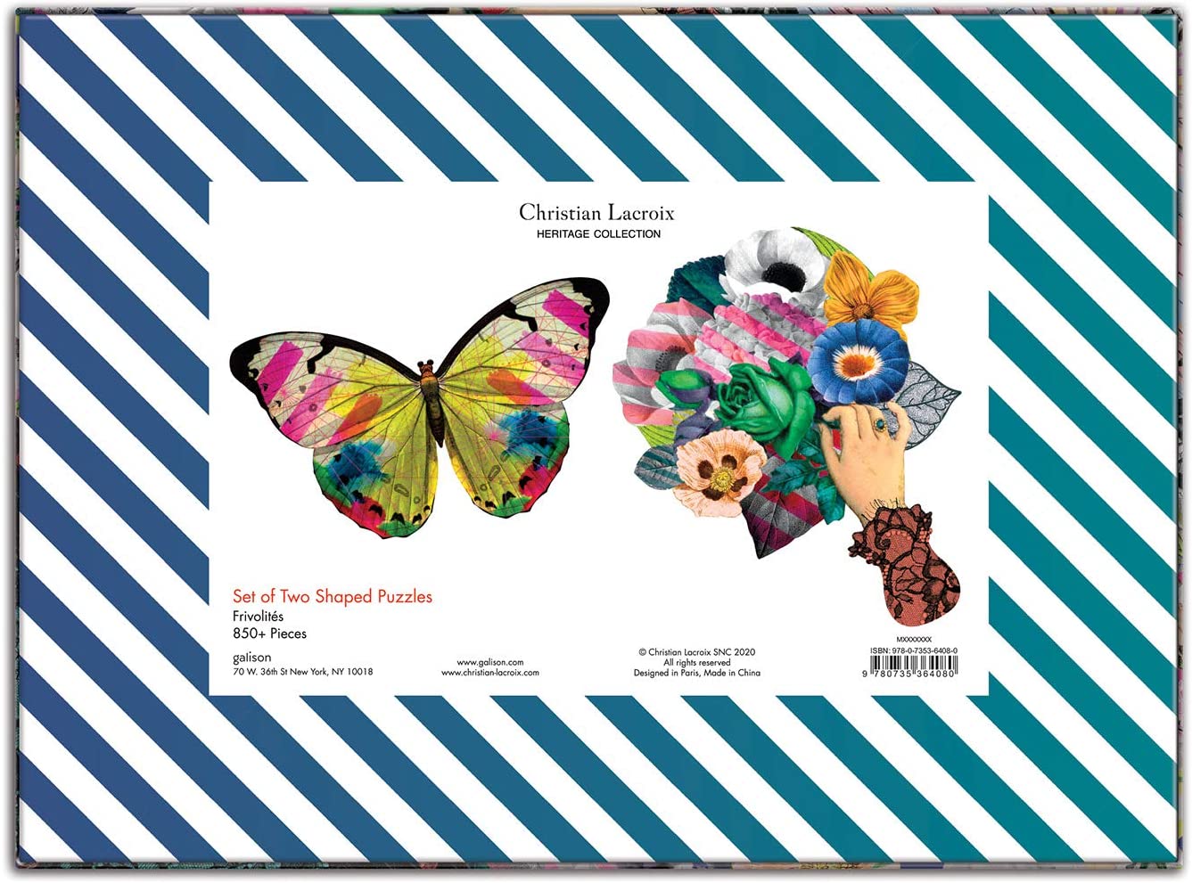 Frivolités Shaped Puzzles {set of 2} | Christian Lacroix Heritage Collection