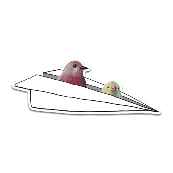Troubled Birds Vinyl Stickers