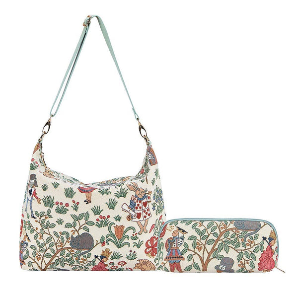 Alice in Wonderland Slouch and Pouch {Charles Voysey}