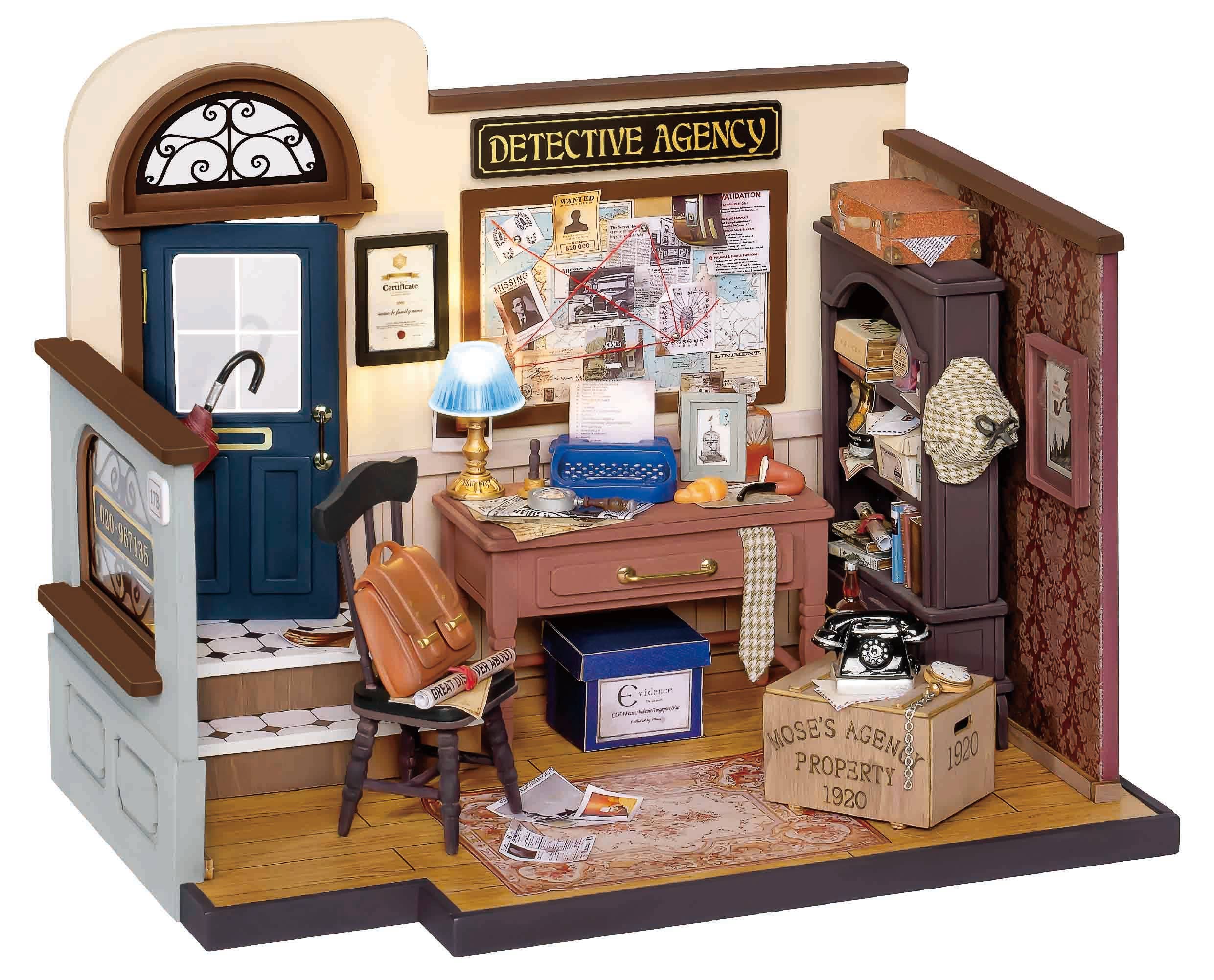 Mose's Detective Agency {Diorama Kit}