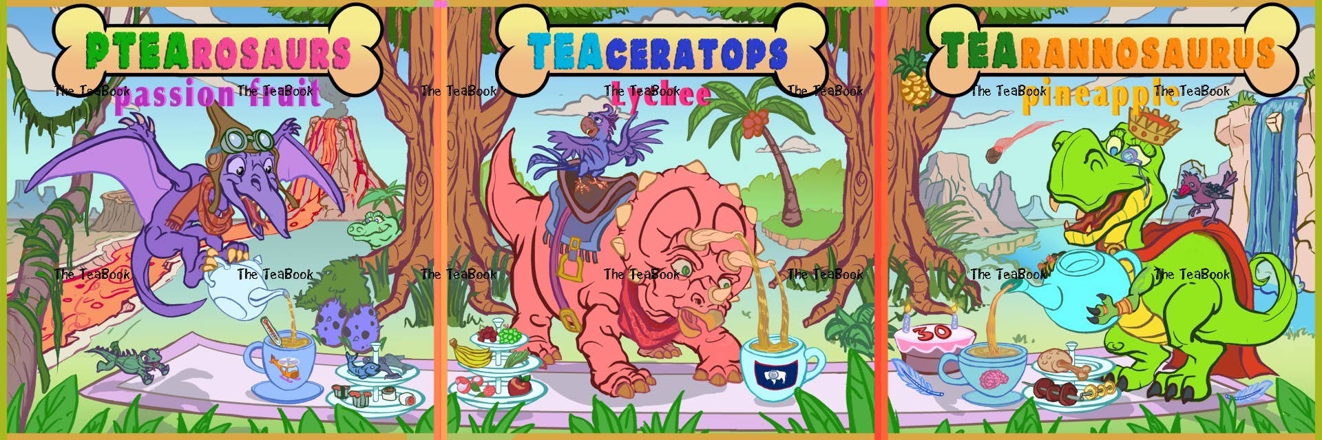 TEAhistoric Park | Dino-Themed Sampler {caffeine-free & organic}