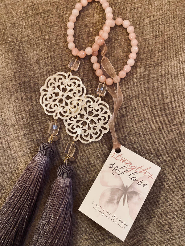 Jewelry for the Home | Strength + Self-Love {Rose Quartz}