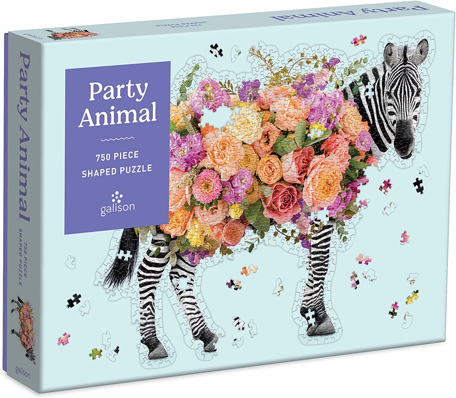 Puzzle en forme d'animal de fête {750 pièces}