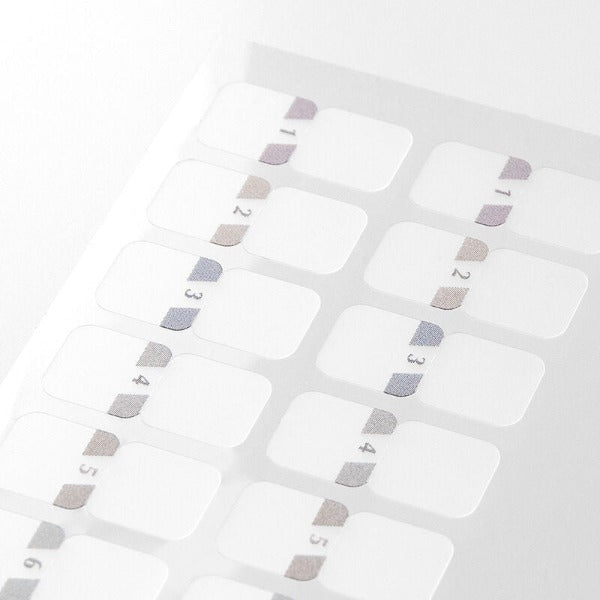 Index Étiquette Chiratto S Numéros {plusieurs couleurs}