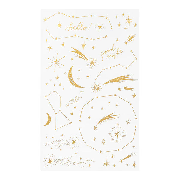 Midori Gold Foil Transfer Stickers