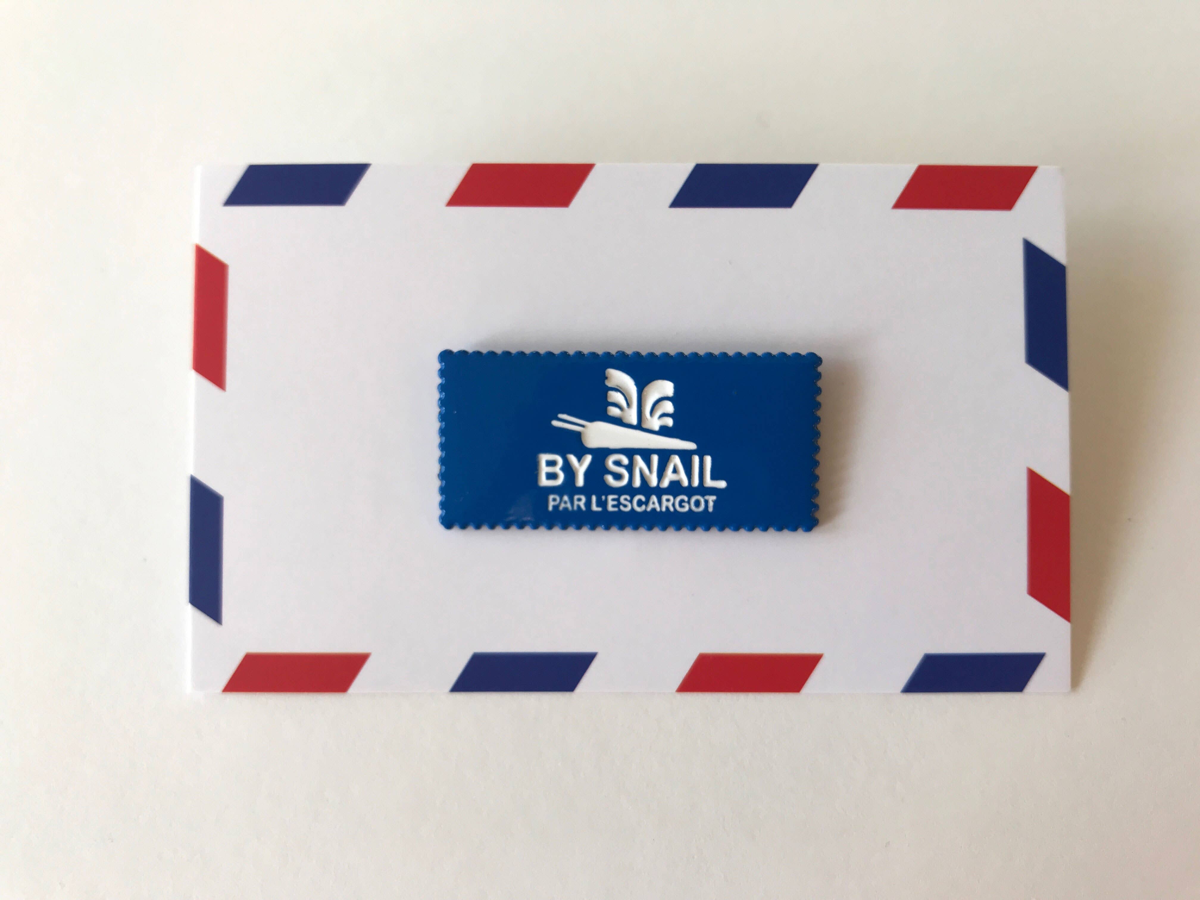 By Snail Enamel Pin