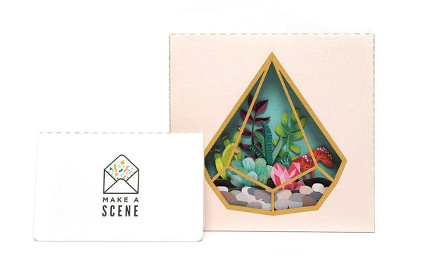 Carte pop-up pour terrarium