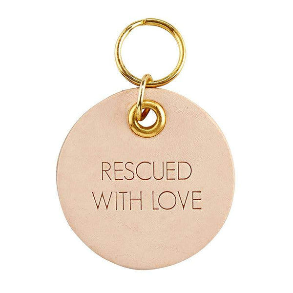 Leather Pet Tag {multiple quotes}