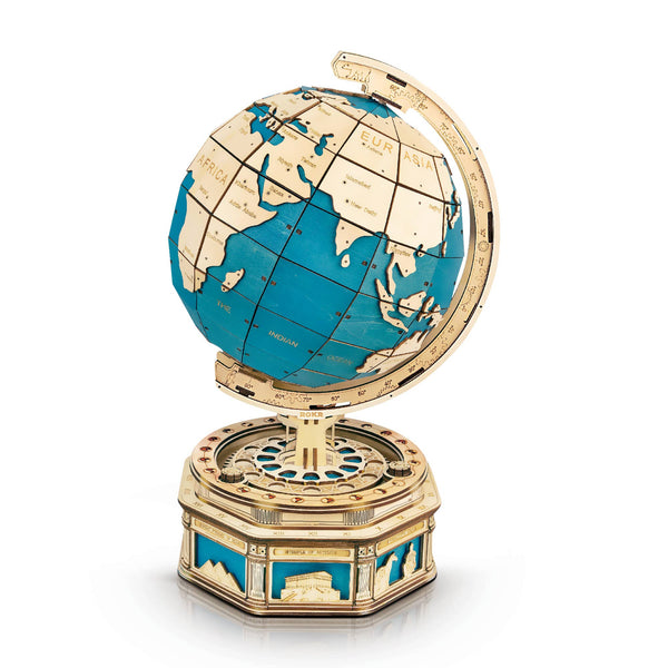 Interactive Globe 3D Wooden Puzzle