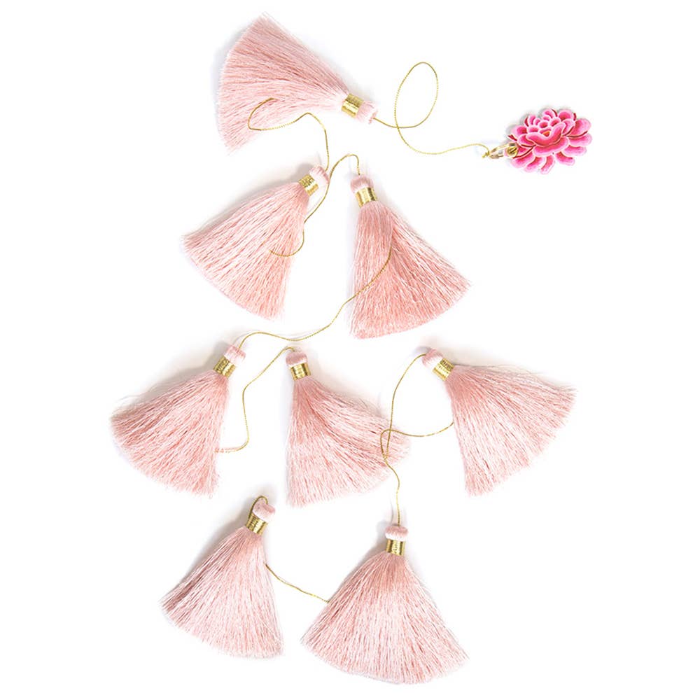 ^EDIT: PUT INTO VARIANTS^ Tassel Tier Drops | Blush