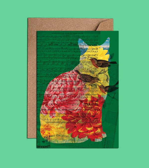 Dictionnaire d'art - Notes de chat BirdsCard - (WAC21506)