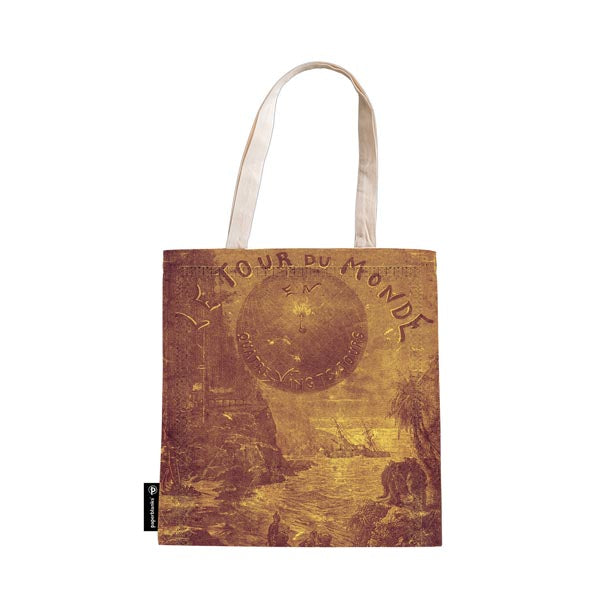 Jules Verne Around the World | Canvas Tote