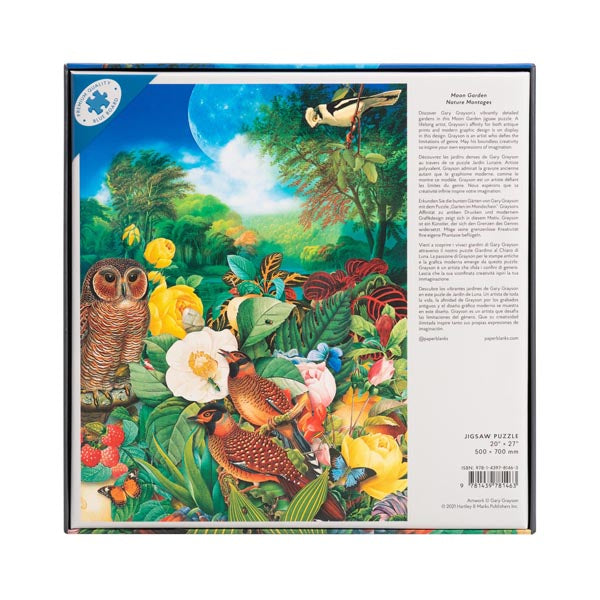 Moon Garden Nature Montages Jigsaw Puzzle I Paperblanks