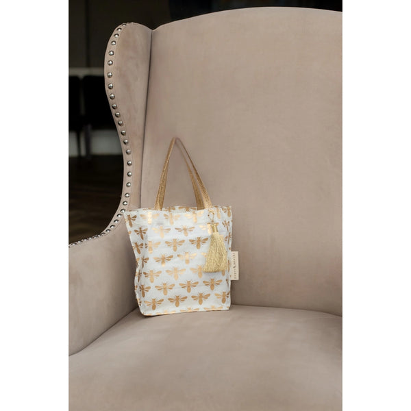 Sacs cadeaux en tissu réutilisables | Collection Abeilles {plusieurs styles}