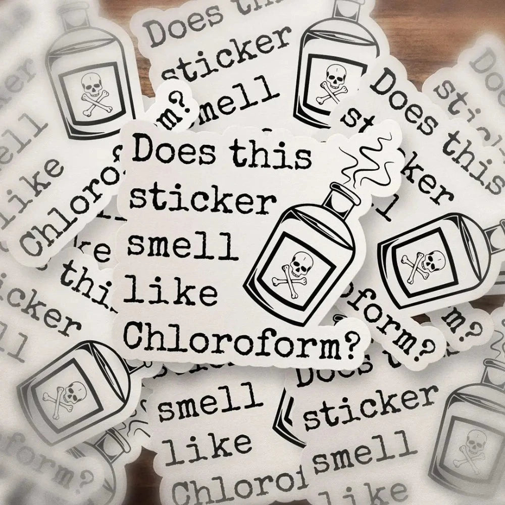 Chloroform Vinyl Sticker