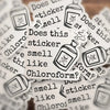 Chloroform Vinyl Sticker