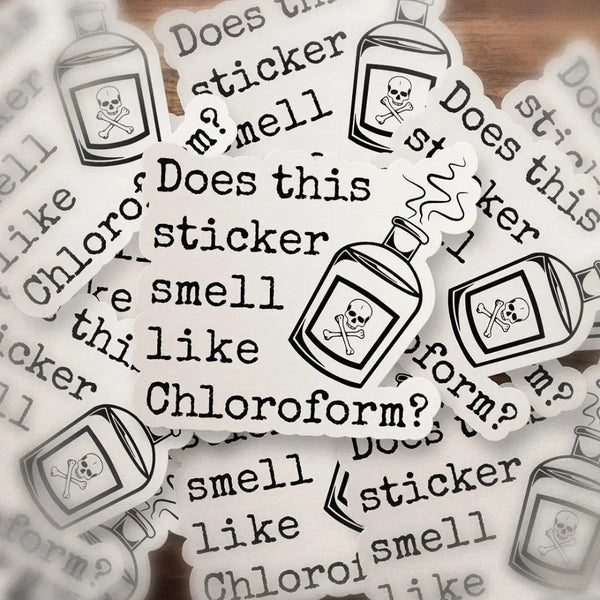 Chloroform Vinyl Sticker