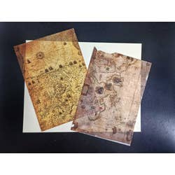 Maps Background Sticker Sheet