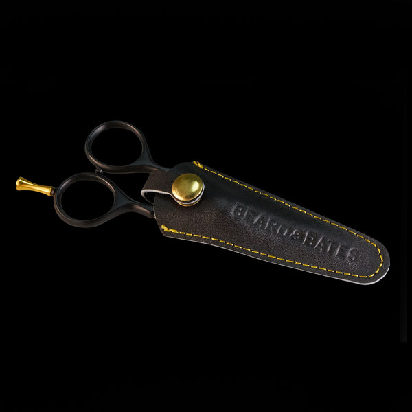 Ciseaux Black Label 1878 avec étui en cuir