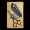 Ciseaux Black Label 1878 avec étui en cuir