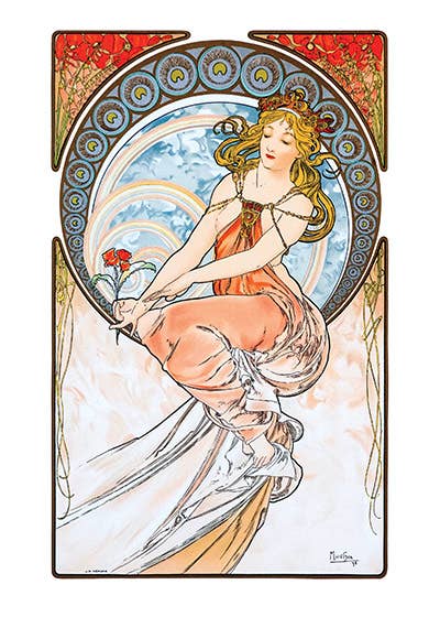 Alphonse Mucha 11" x 14" Art Prints {multiple styles}