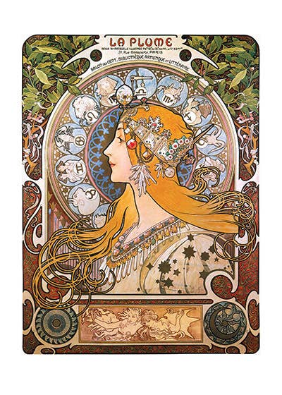 Alphonse Mucha 11" x 14" Art Prints {multiple styles}