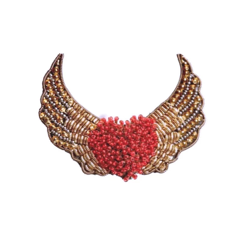 Angel Heart Brooch Pin