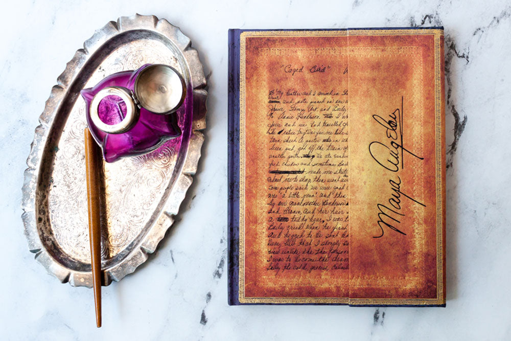 Angélou | Je sais pourquoi l'oiseau en cage chante I Lined Wrap Journal {midi}