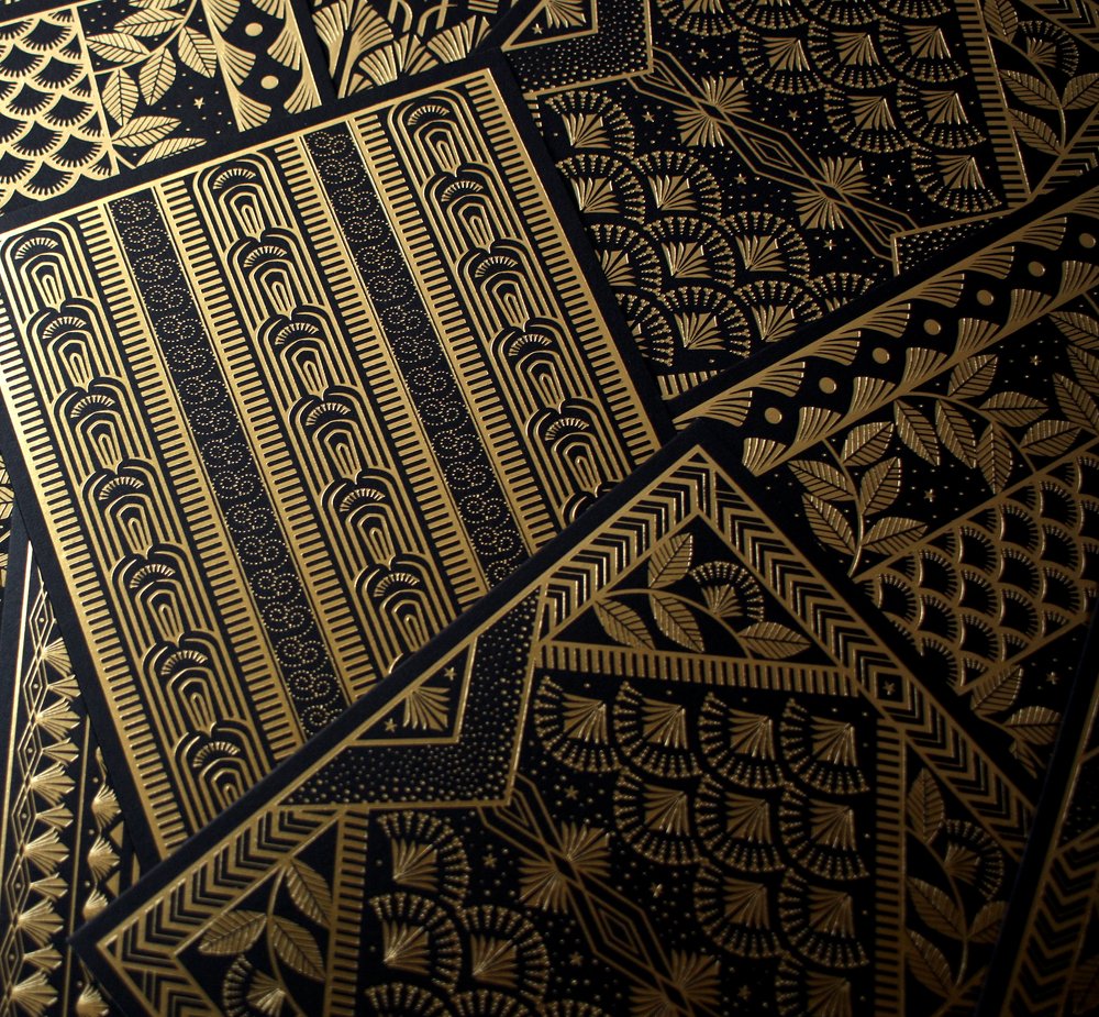 Art Deco Notecards & Envelopes
