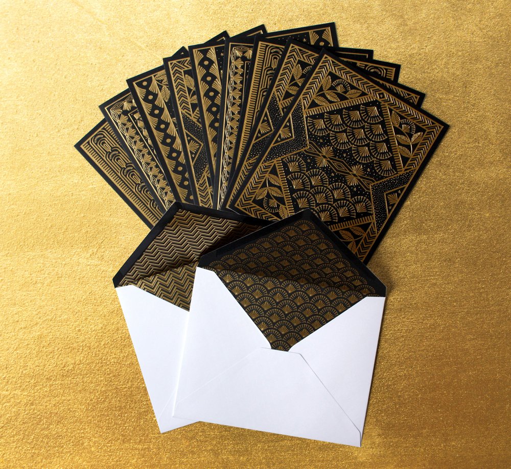 Art Deco Notecards & Envelopes