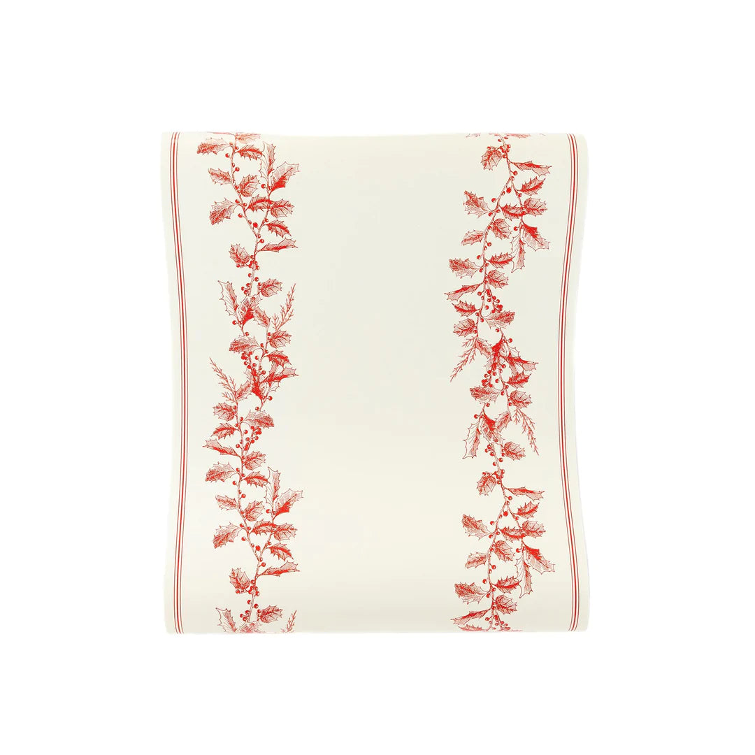 Croyez le chemin de table Red Holly