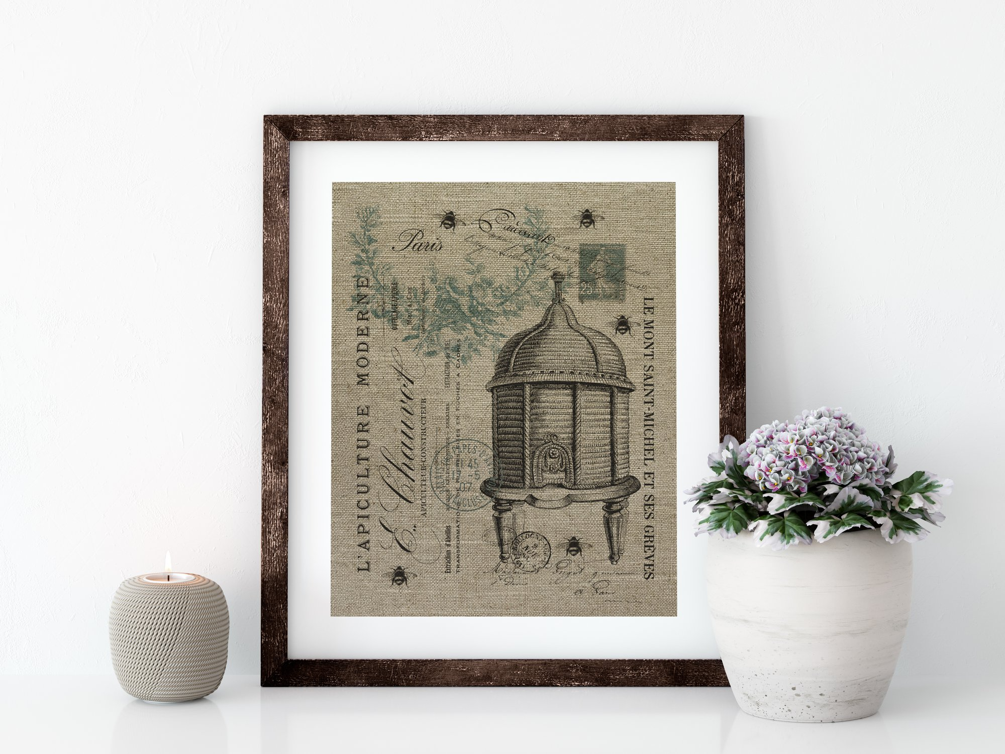 Linen Art Prints | Unframed {multiple designs and sizes}
