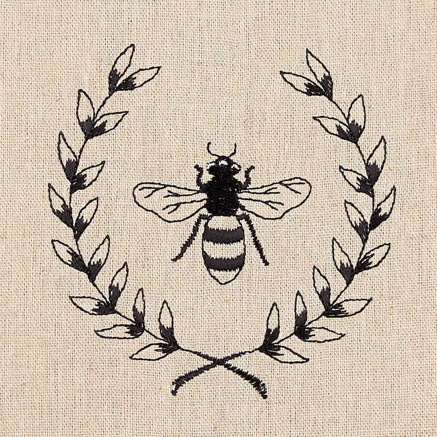 Torchons brodés | Ruche en nid d'abeille {Ensemble de 3}