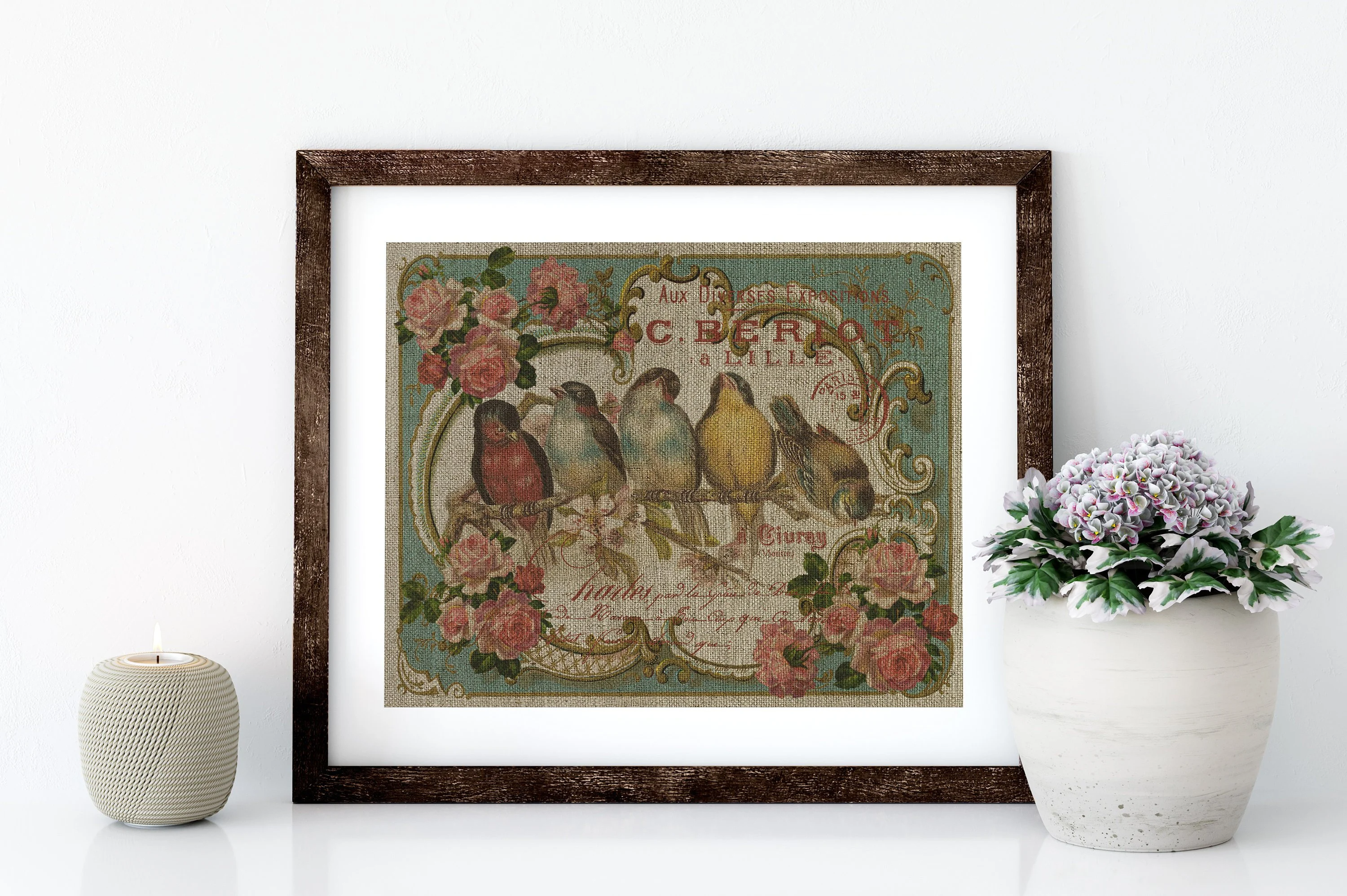 Linen Art Prints | Unframed {multiple designs and sizes}