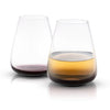 Stemless White Wine Glasses | Black Swan {set of 4}