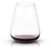 Stemless White Wine Glasses | Black Swan {set of 4}
