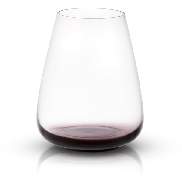 Stemless White Wine Glasses | Black Swan {set of 4}