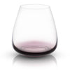 Stemless Red Wine Glasses | Black Swan {set of 4}