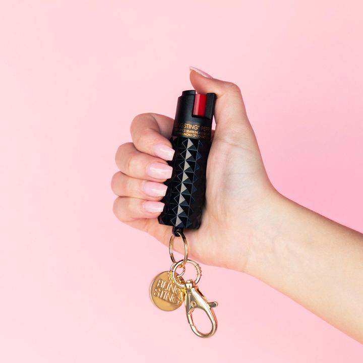 Metallic Studded Pepper Spray