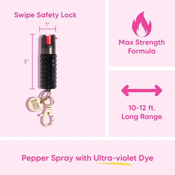 Metallic Studded Pepper Spray