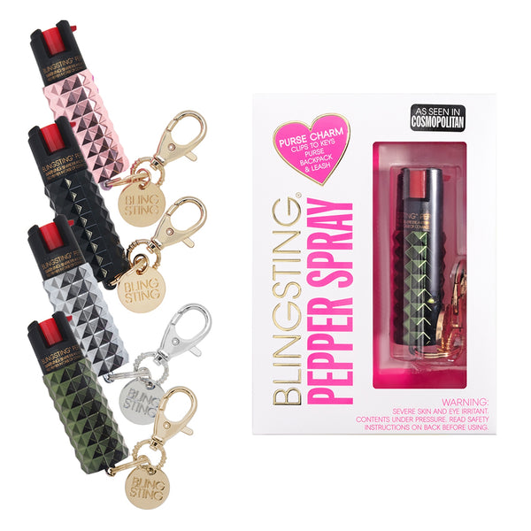 Metallic Studded Pepper Spray