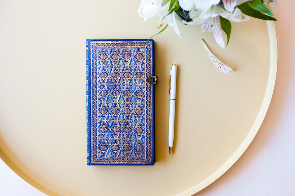 Blue Rhine Slim Lined Hardcover Journal
