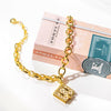 Book Locket Bracelet | Mother of Pearl