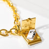 Book Locket Bracelet | Mother of Pearl