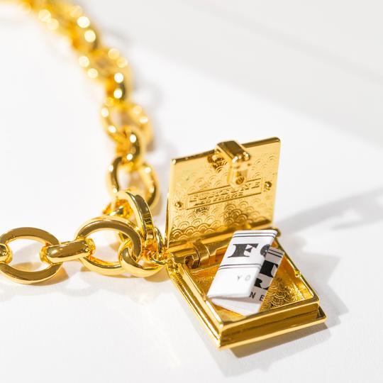 Book Locket Bracelet | Mother of Pearl